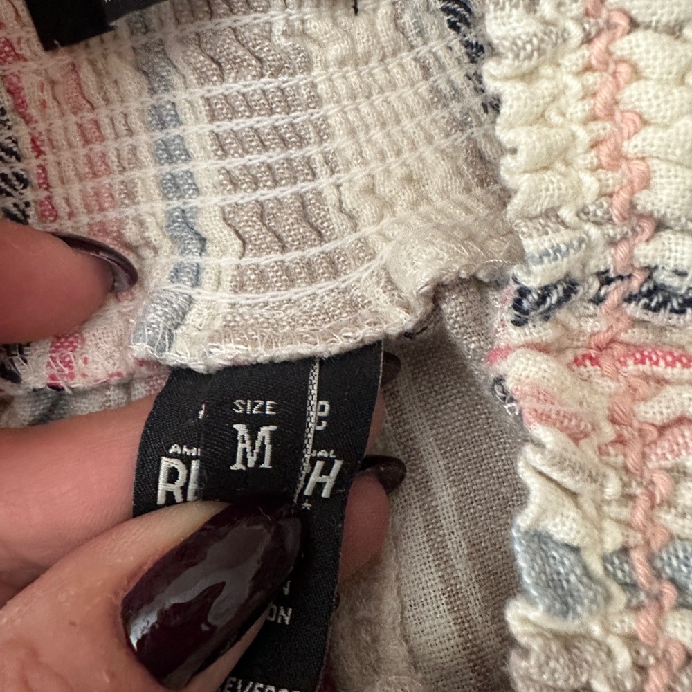 Rewash Multicolor Textured Fabric - Picture 4 of 7